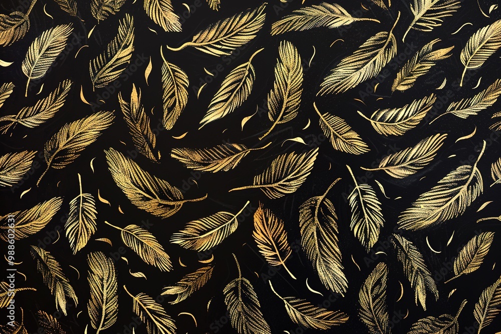Abstract artistic background. Golden brushstrokes. Textured background. Oil on canvas. modern Art. Feathers, greens, grays, wallpapers, posters, cards, murals, rugs, hangings, prints Abstract artistic background. Golden brushstrokes. Textured background. Oil on canvas. modern Art. Feathers, greens, grays, wallpapers, posters, cards, murals, rugs, hangings, prints