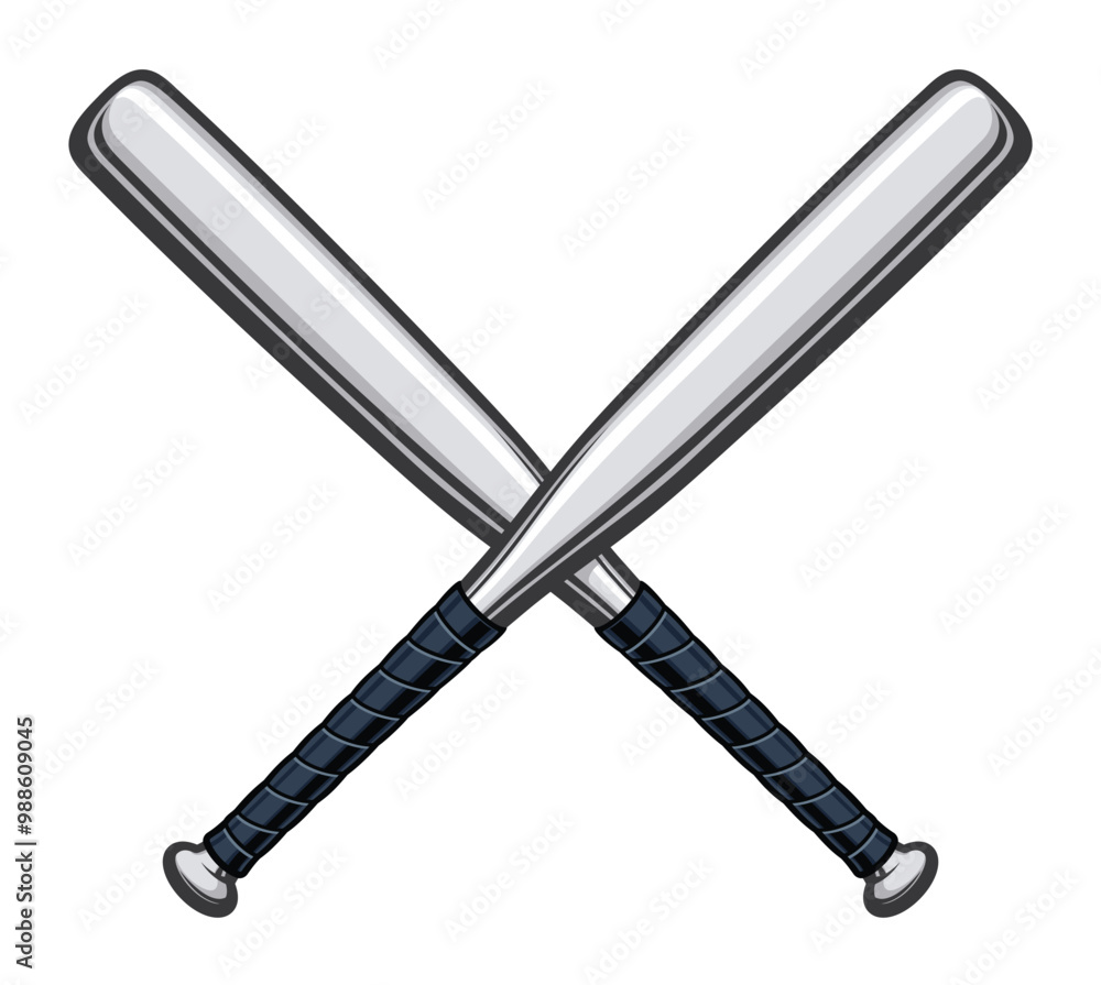 custom made wallpaper toronto digitalclassic crossed two twin baseball or softball gray metal aluminum bats transparent background