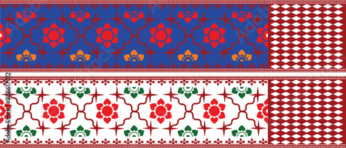 saree design illustration