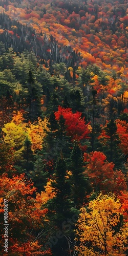 Autumn Foliage in the Forest