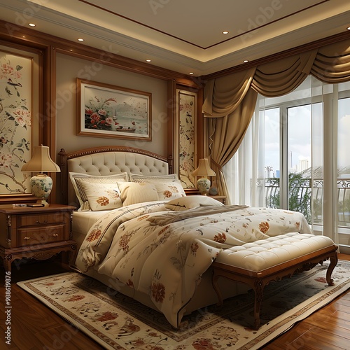 Chineseå¤å…¸ Style Bedroom photo