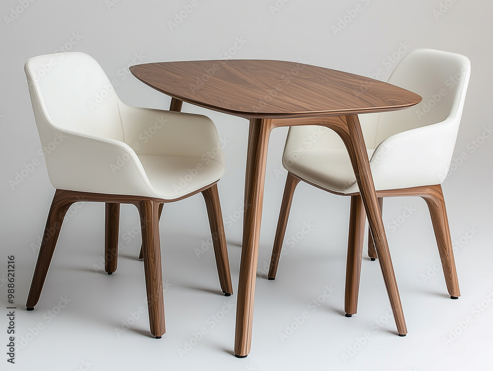 modern design table and chairs