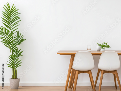 Modern Dining room Background. Contemporary Interior Design 