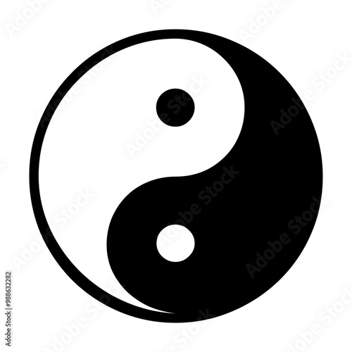 Wallpaper Mural Yin yang, yinyang, yin-yang sign or symbol Torontodigital.ca