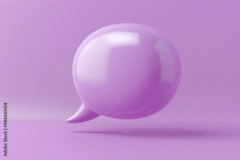ai generative blank space chat bubble purple ai generative blank space chat bubble purple