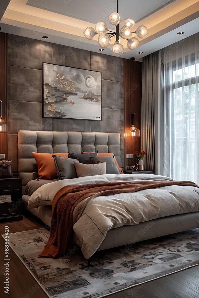 Modern minimalist style bedroom Modern minimalist style bedroom