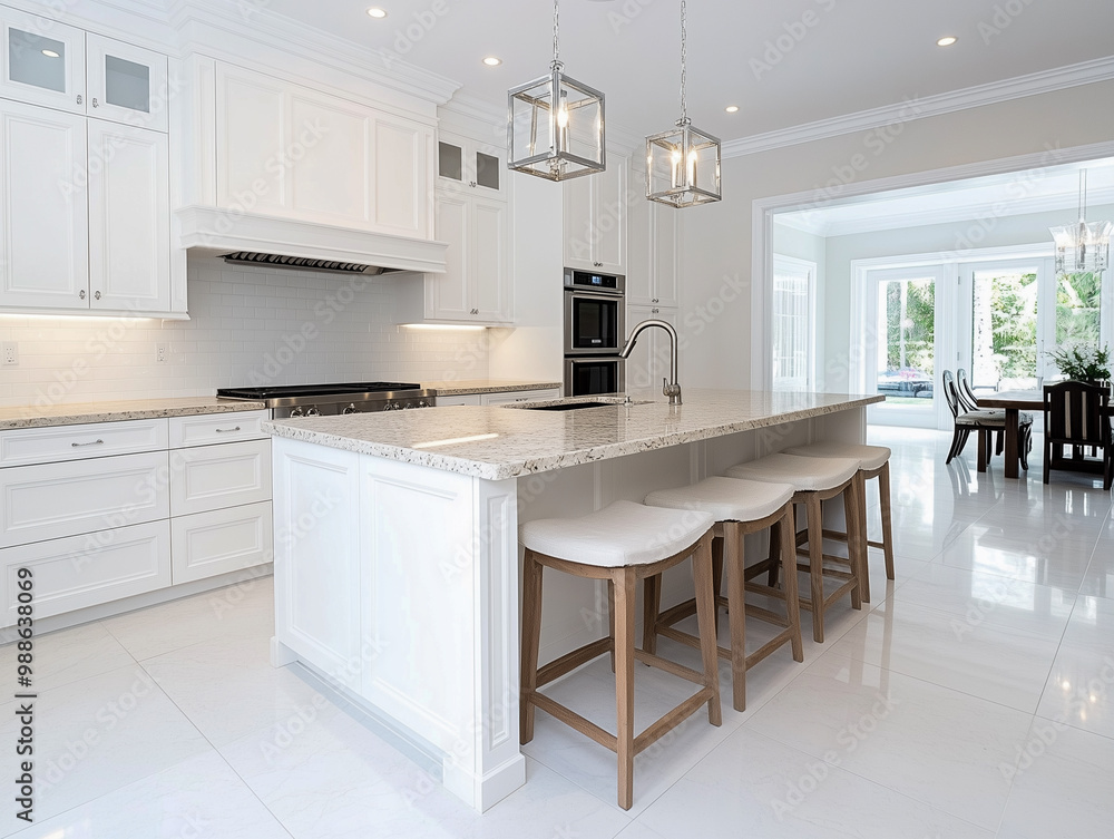 © niwat - pendants in kitchen