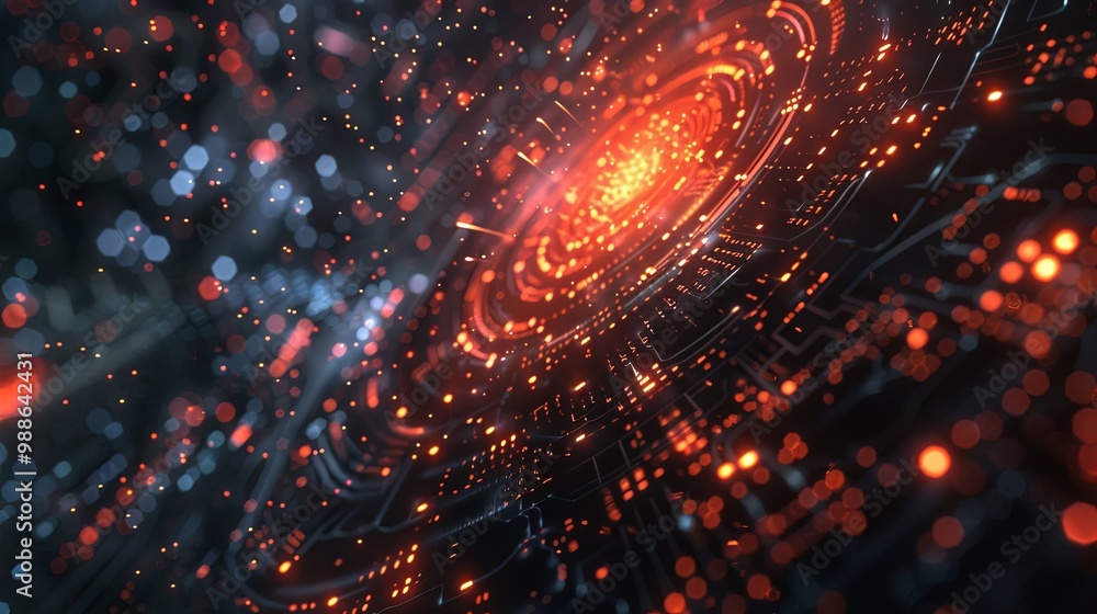 Fototapeta premium artificial intelligence robotic concept