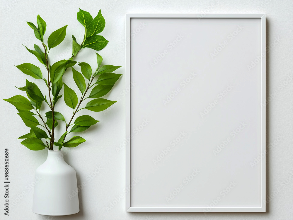 Stylish Frame Mock up. Modern Interior Design Background Stylish Frame Mock up. Modern Interior Design Background