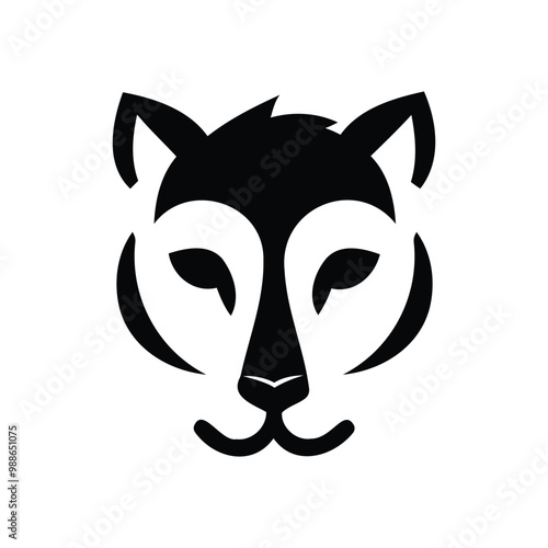 Vector file for a silhouetted animal icon