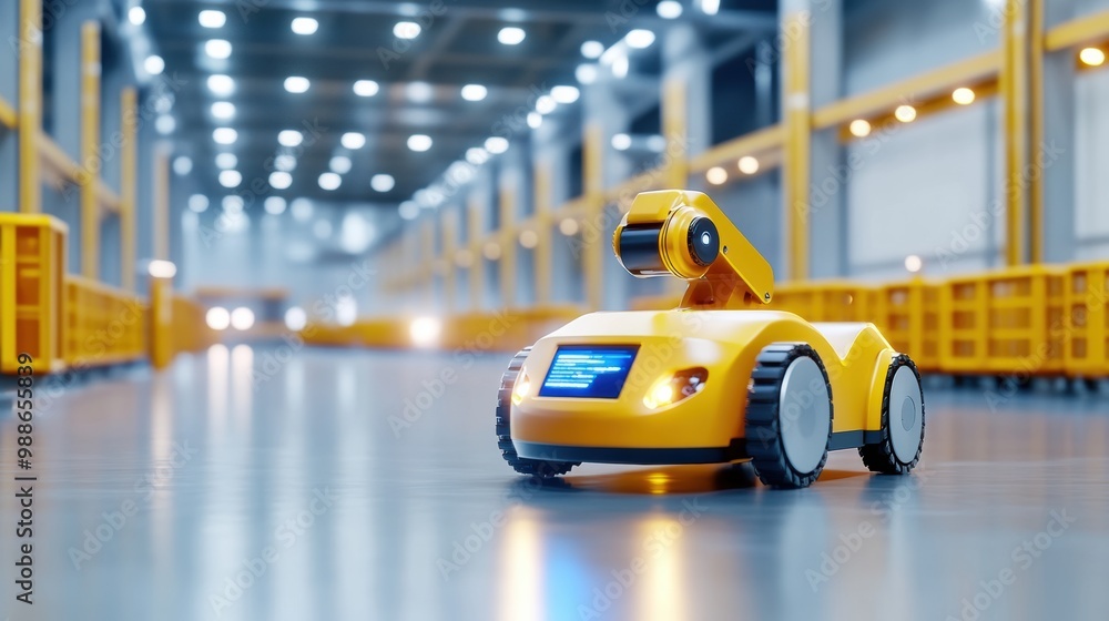 Autonomous Mobile Robot Navigating Futuristic Warehouse Environment Autonomous Mobile Robot Navigating Futuristic Warehouse Environment