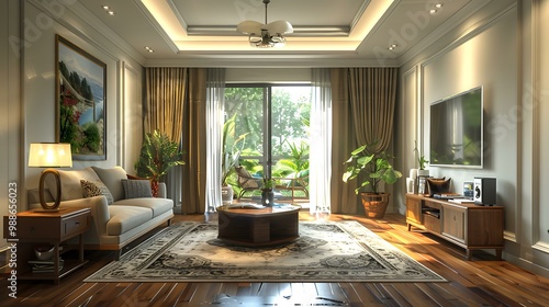 Wallpaper Mural Living room Torontodigital.ca