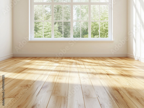 Wallpaper Mural Three dimensional render of empty unfurnished room  Torontodigital.ca