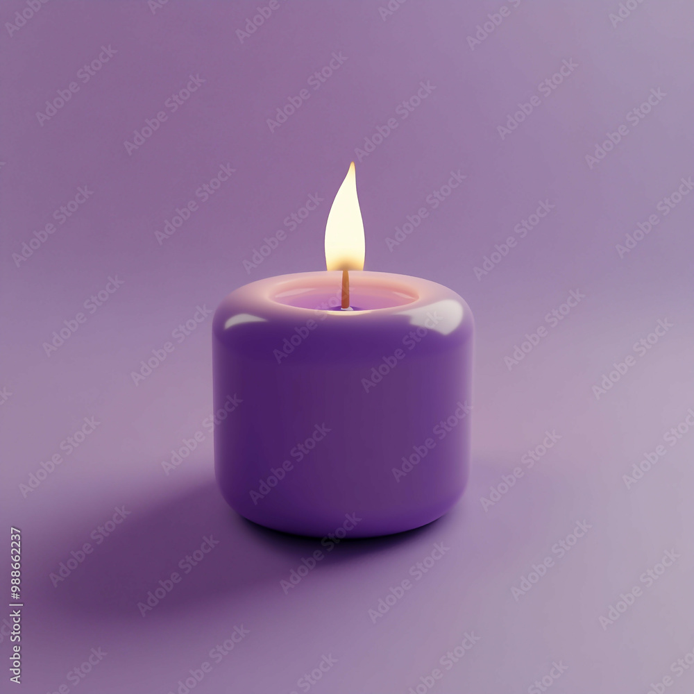 3D Candle Icon: Decorative Light Source Illustration Logo 3D Candle Icon: Decorative Light Source Illustration Logo