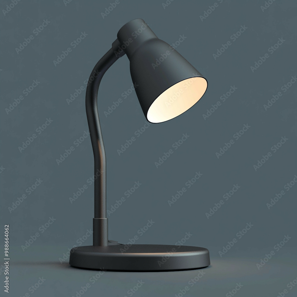 3D Lamp Icon: Task Lighting for Workspaces Illustration Logo 3D Lamp Icon: Task Lighting for Workspaces Illustration Logo