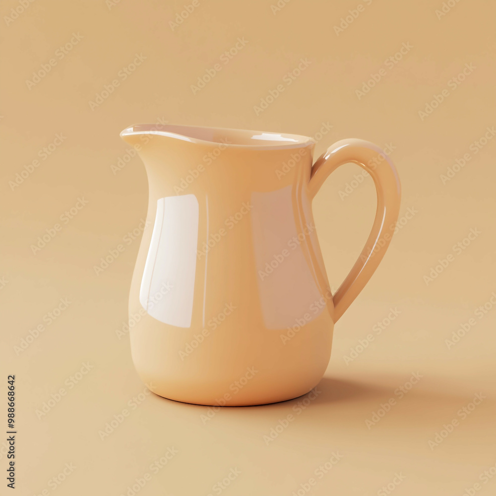 3D Jug Icon: Accurate Liquid Measurement Tool Illustration Logo 3D Jug Icon: Accurate Liquid Measurement Tool Illustration Logo