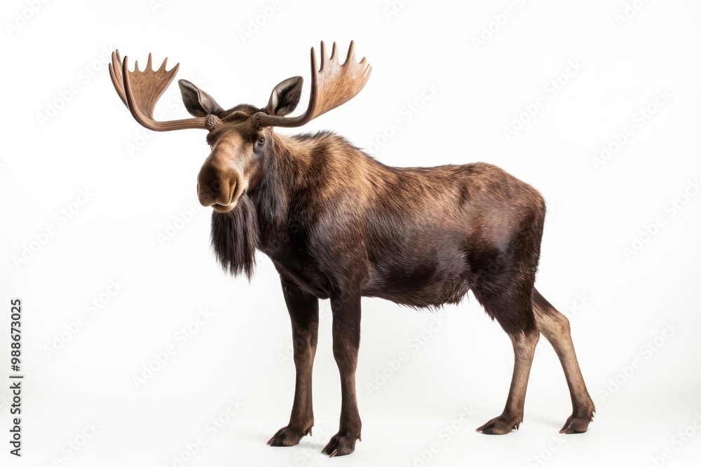 Wildlife animal mammal moose.