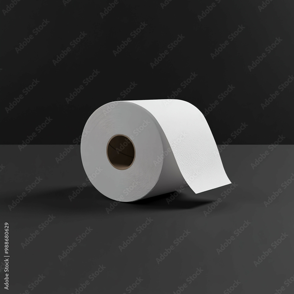 3D Toilet Paper Icon: Essential Bathroom Supply Illustration Logo 3D Toilet Paper Icon: Essential Bathroom Supply Illustration Logo