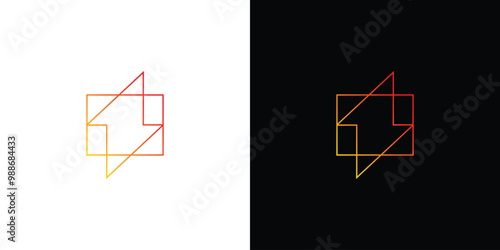 Modern and sophisticated The Lightning logo design