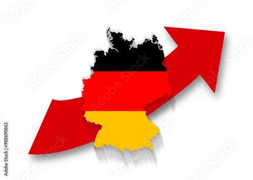 map of Germany outline simp...