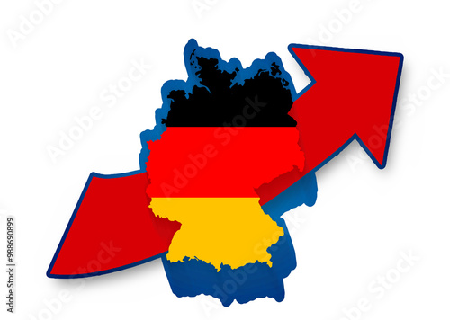 map of Germany outline simp...