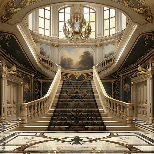 Staircase in a Mansion photo