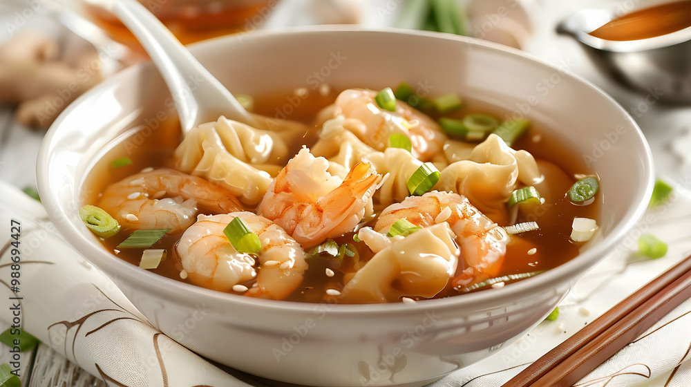 Shrimp Wonton Soup A Delicious and Easy Asian Cuisine Recipe Shrimp Wonton Soup A Delicious and Easy Asian Cuisine Recipe