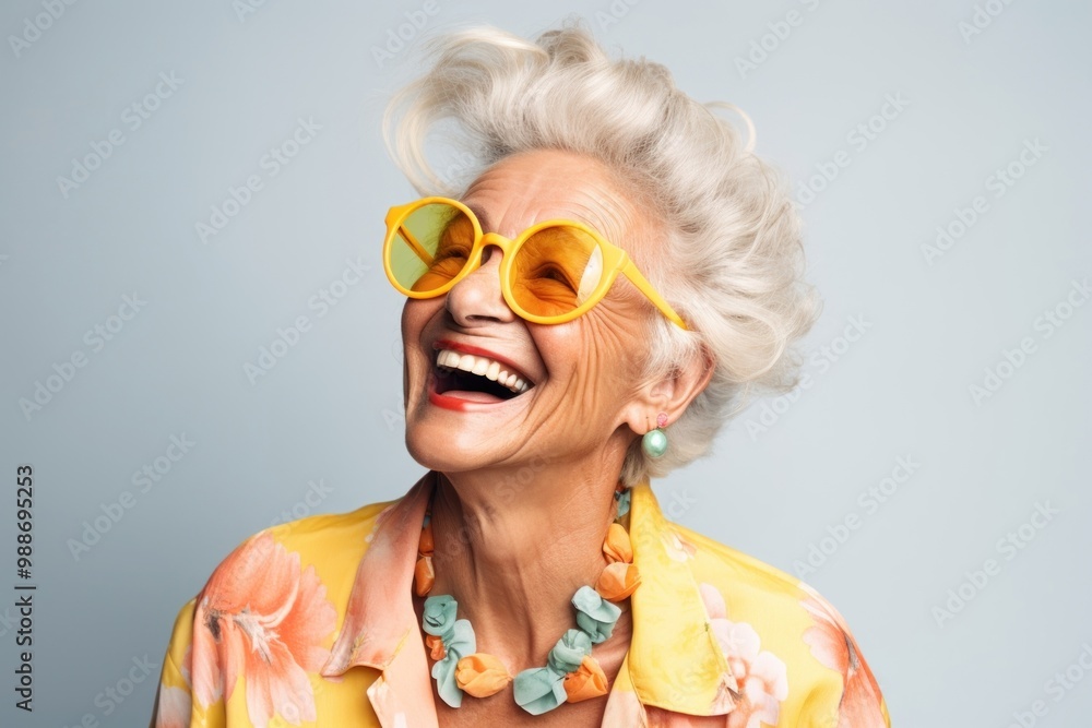 Cheerful laughing portrait glasses. Cheerful laughing portrait glasses.