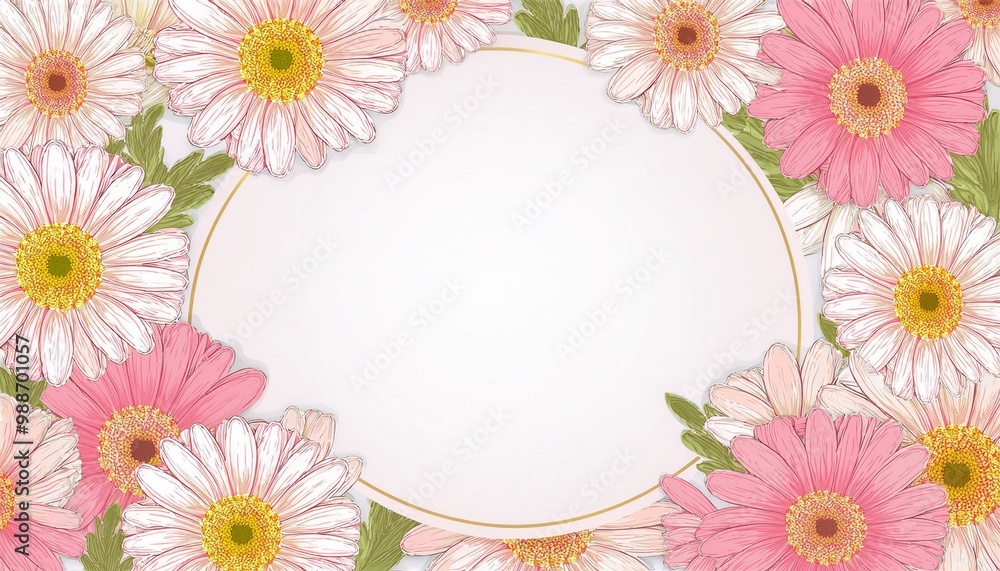 Invitation card floral design template Invitation card floral design template