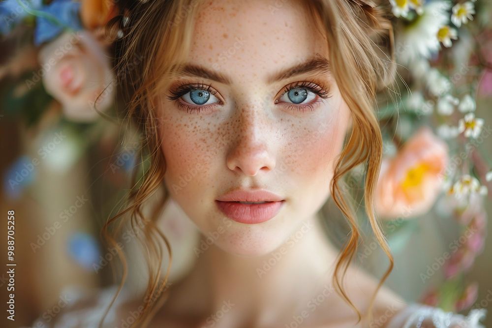 Beautiful Wedding Day ceremony with traditional decorations made with Generative AI technology Beautiful Wedding Day ceremony with traditional decorations made with Generative AI technology