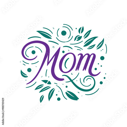 Best mom typography t shirt design for mothers day celebration. editable vector Mom day. For cards, invitations, prints etc.