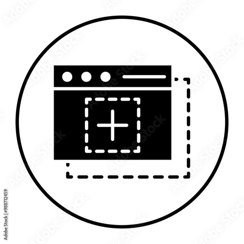 Drag and Drop vector icon. Can be used for No Code iconset.