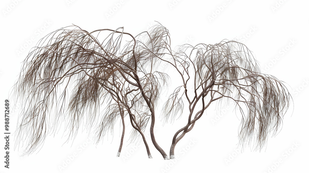 Fototapeta premium Dead Trees With Bare Branches - Nature Photography