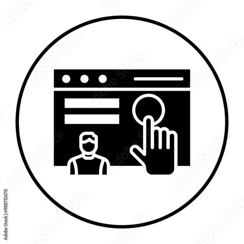 User Interface vector icon. Can be used for No Code iconset.