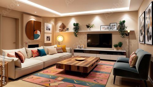 Interior design of a room