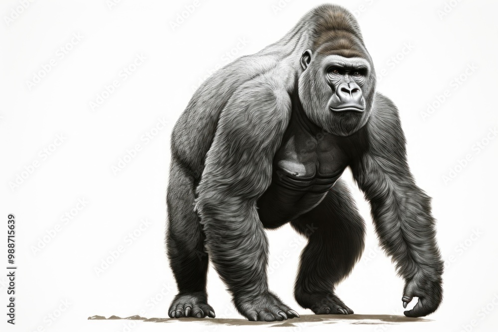 Gorilla wildlife mammal animal. Gorilla wildlife mammal animal.
