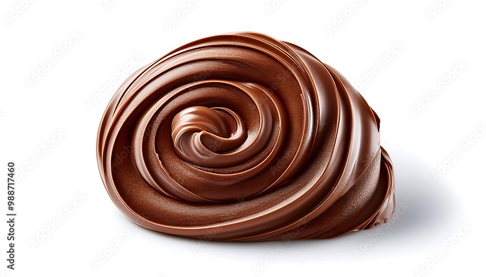chocolate torsade twist white background chocolate torsade twist white background
