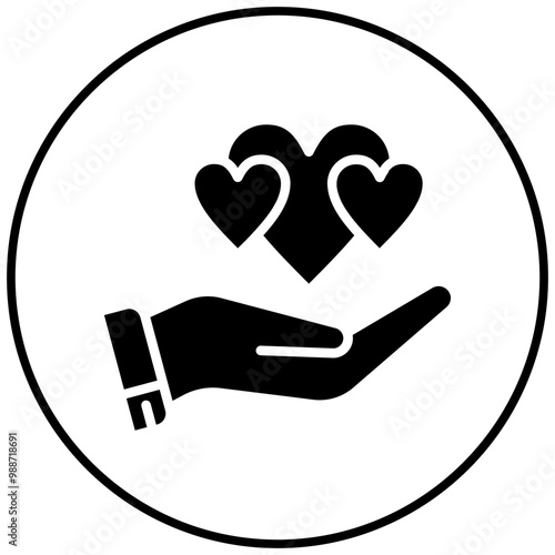 Generosity vector icon. Can be used for Personality Traits iconset.