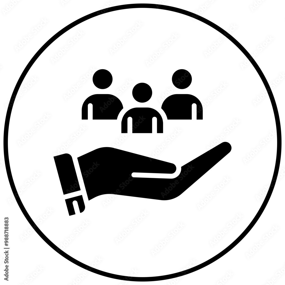 Photos Responsibility vector icon