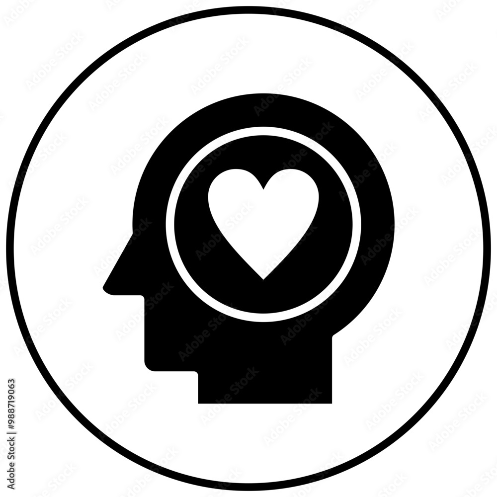 Emotional Intelligence vector icon. Can be used for Leadership iconset. Emotional Intelligence vector icon. Can be used for Leadership iconset.