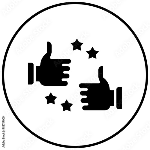 Encouragement vector icon. Can be used for Leadership iconset.