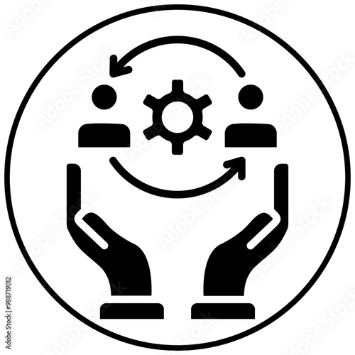 Inclusivity vector icon. Can be used for Leadership iconset.