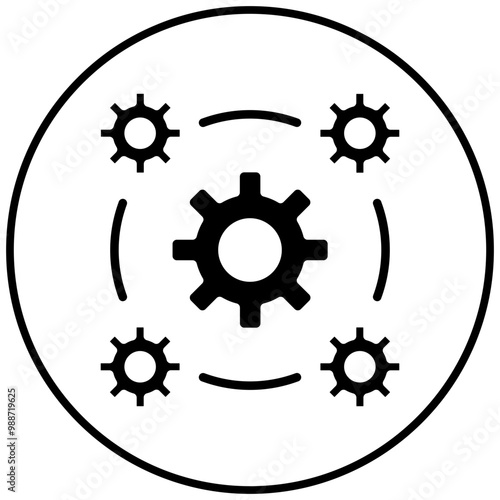 Network Interoperability vector icon. Can be used for Networking iconset.