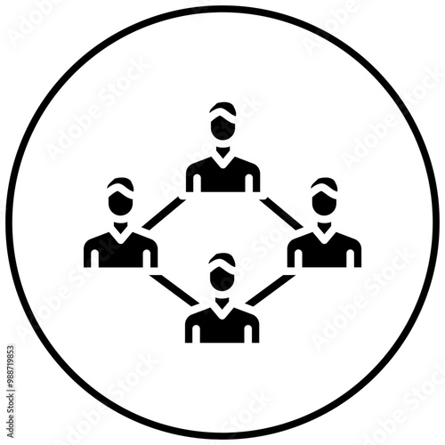 Socializing vector icon. Can be used for Networking iconset.