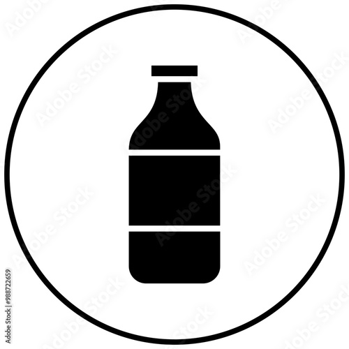 Water Bottle vector icon. Can be used for Hajj Pilgrimage iconset.