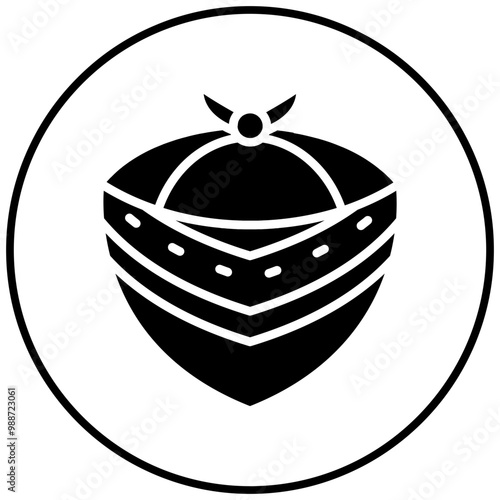 Bandana vector icon. Can be used for Festa Junina iconset.