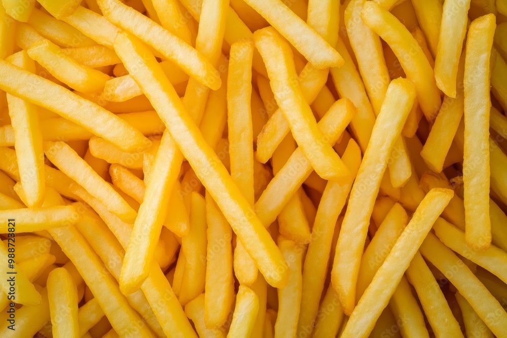 Raw french fries prepared for cooking at a fast food establishment food photography Raw french fries prepared for cooking at a fast food establishment food photography