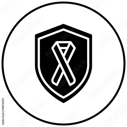 Cancer Prevention vector icon. Can be used for Chemotherapy iconset.