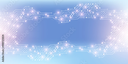 Abstract digital technology background. Digital tech motherboard texture design. Engineering circuit board concept for poster, header, banner, website, presentation.