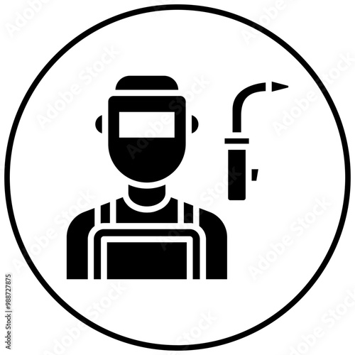 Welding vector icon. Can be used for Manufacturing iconset.